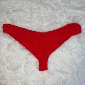 Hello Darling cheeky red bikini bottom